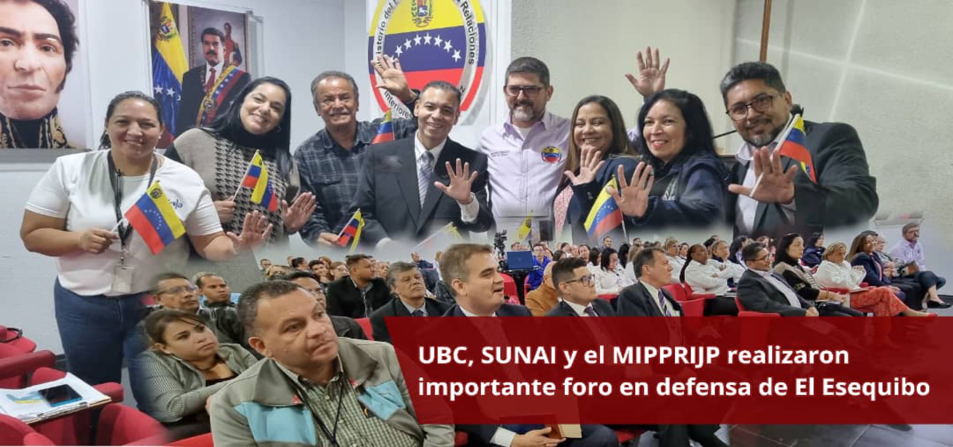 #slider-1 UBC, SUNAI y el MIPPRIJP realizaron importante foro en defensa de El Esequibo