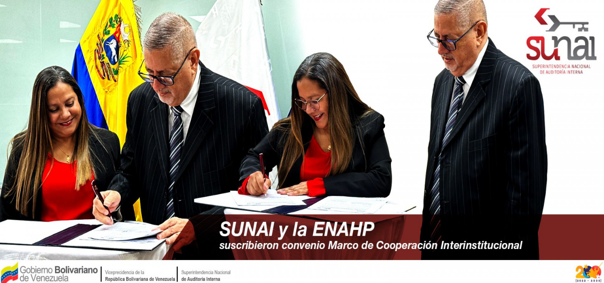 SUNAI y la ENAHP suscribieron convenio Marco de Cooperación Interinstitucional
