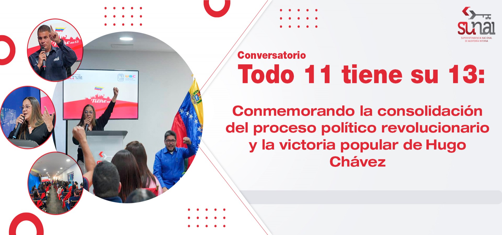 Conversatorio Todo 11 tiene su 13: Conmemorando la consolidación del proceso político revolucionario y la victoria popular de Hugo Chávez