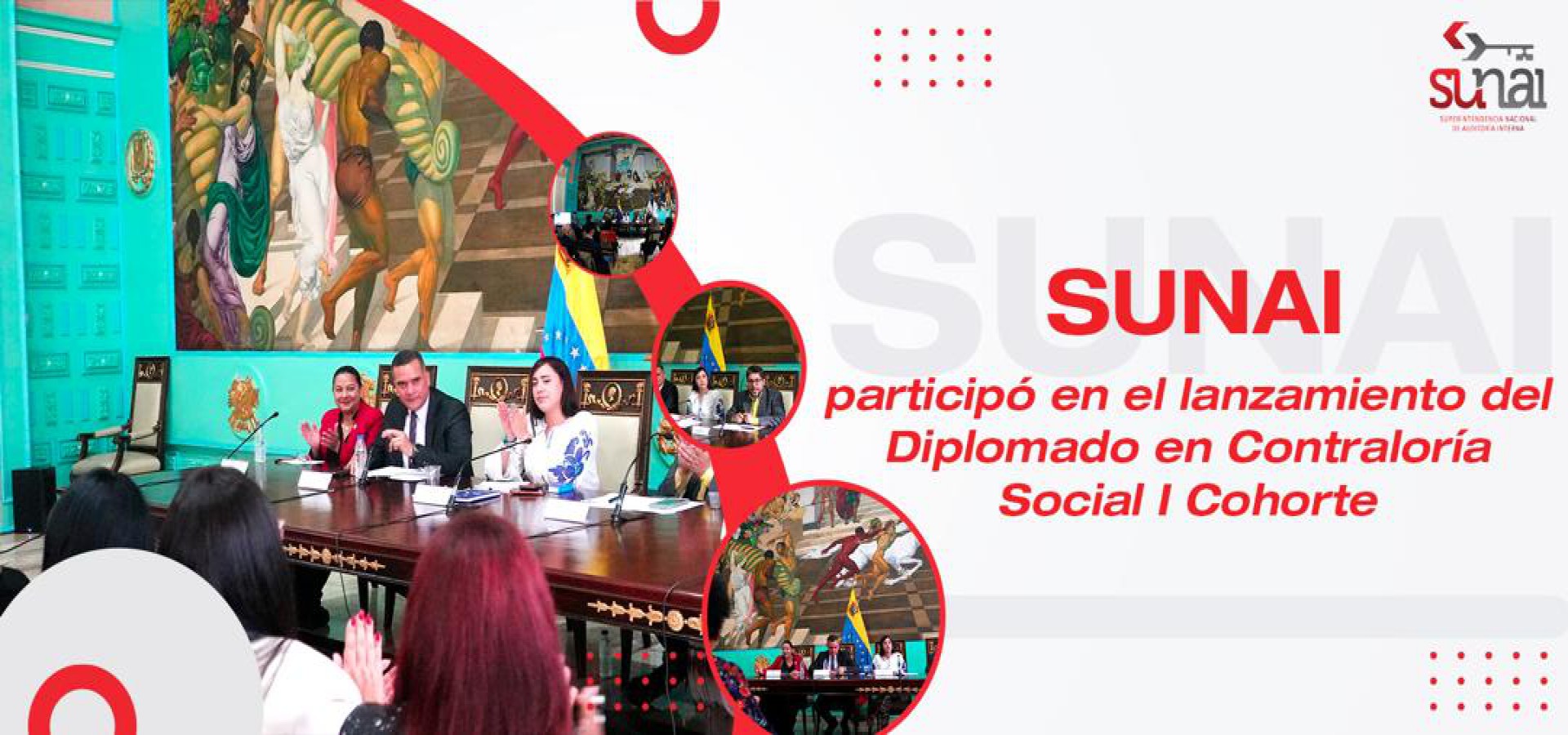 SUNAI participó en el lanzamiento del Diplomado en Contraloría Social I Cohorte