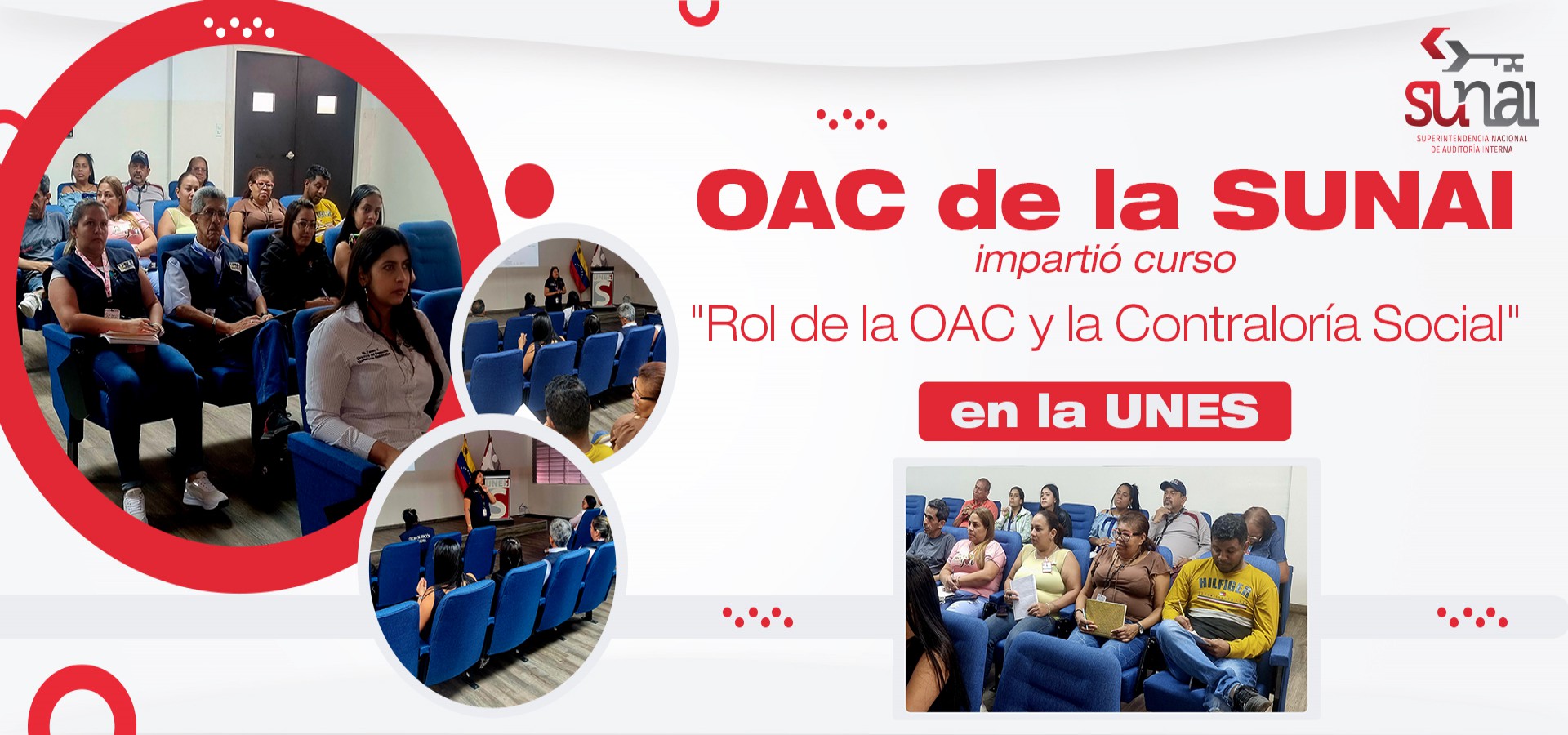 OAC de la SUNAI impartió "Rol de la OAC y la Contraloría Social" en la UNES