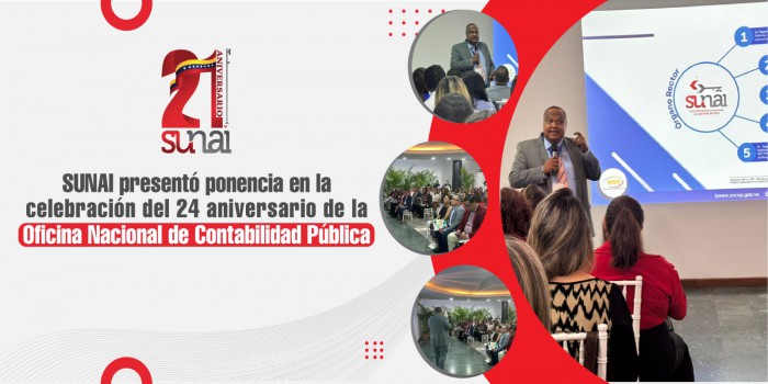 SUNAI presentó ponencia en la celebración del 24 aniversario de la Oficina Nacional de Contabilidad Pública