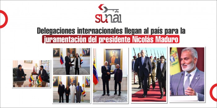 Delegaciones internacionales llegan al país para la juramentación del presidente Nicolás Maduro