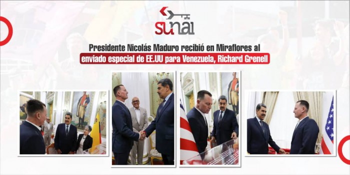Presidente Nicolás Maduro recibió en Miraflores al enviado especial de EE.UU para Venezuela, Richard Grenell