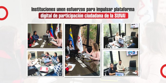 Instituciones unen esfuerzos para impulsar plataforma digital de participación ciudadana de la SUNAI