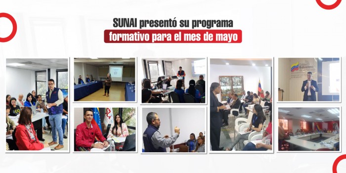 SUNAI presentó su programa formativo para el mes de mayo