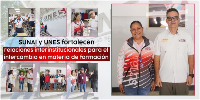 SUNAI y UNES fortalecen relaciones interinstitucionales para el intercambio en materia de formación