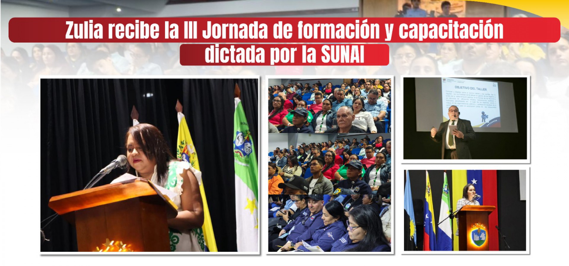 Zulia recibe la III Jornada de formación y capacitación dictada por la SUNAI
