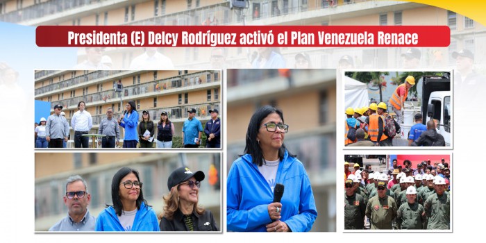 Presidenta (E) Delcy Rodríguez activó el Plan Venezuela Renace