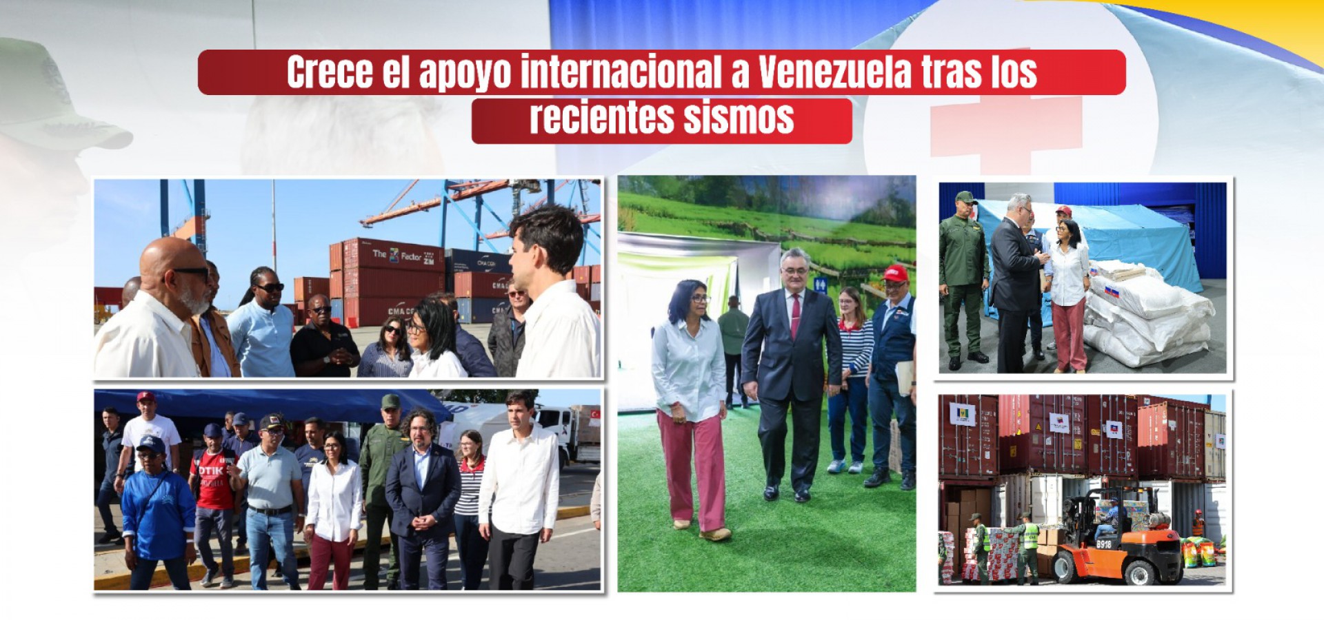 Crece el apoyo internacional a Venezuela tras los recientes sismos