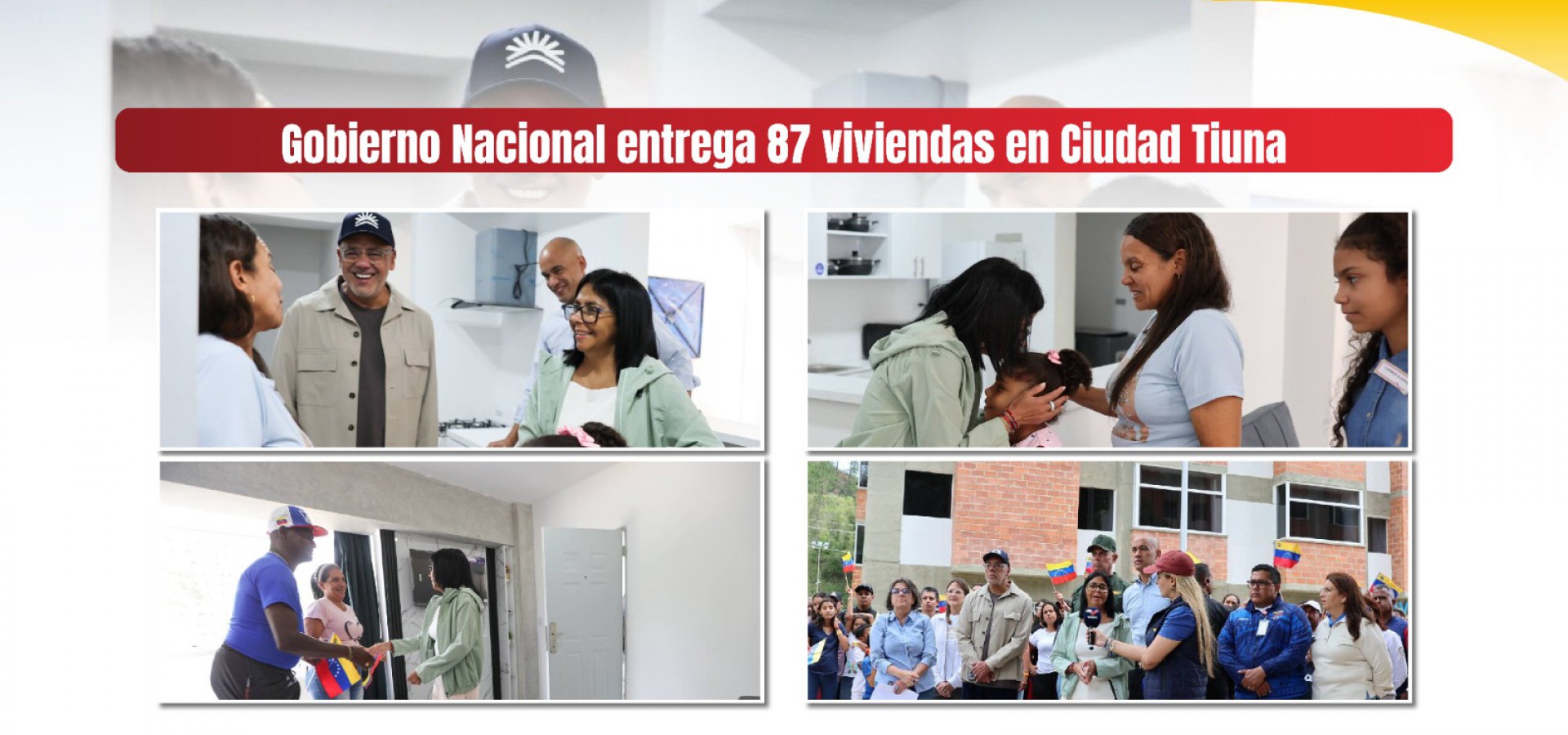 Gobierno Nacional entrega 87 viviendas en Ciudad Tiuna