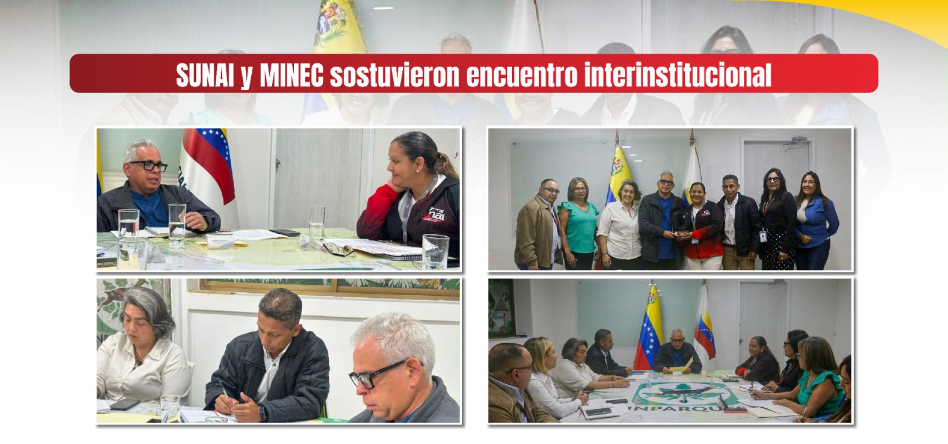 SUNAI y MINEC sostuvieron encuentro interinstitucional