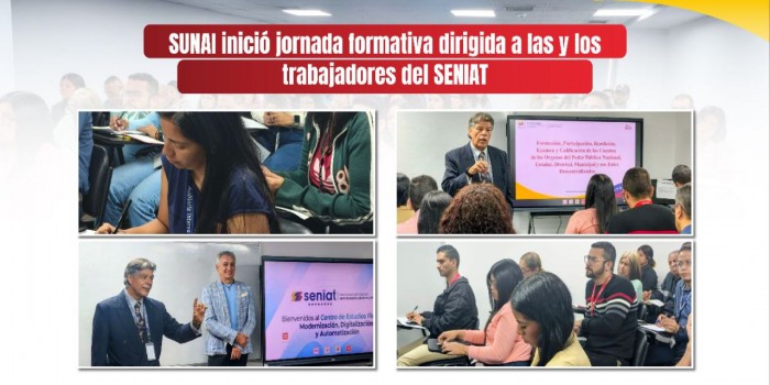 SUNAI inició jornada formativa dirigida a las y los trabajadores del SENIAT